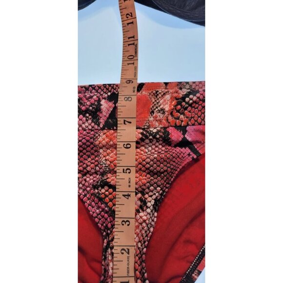 Robin Piccone Bikini Black 2 Piece Swimsuit Set Size Medium Bottom Print NEW - Picture 5 of 9